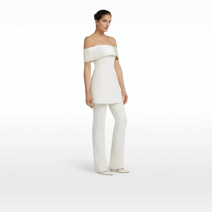 Safiyaa Tarot Ivory Top Women Tops