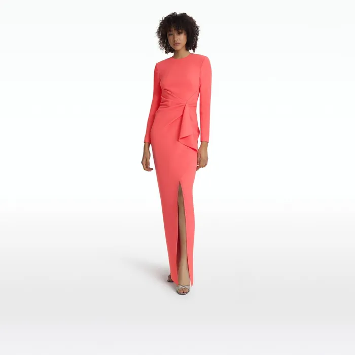 Safiyaa Taylora Mosaico Long Dress Women Dresses