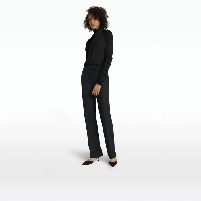 Safiyaa Trista Charcoal Trousers Women Trousers