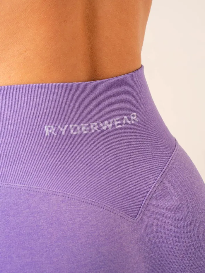 Sculpt Seamless Leggings 8211 Violet Marl Women Ryderwear Leggings