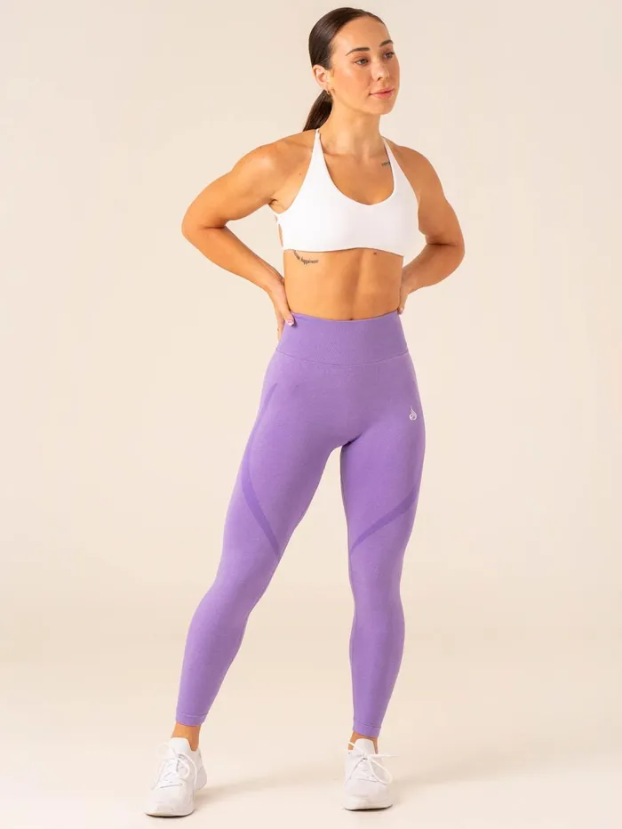 Sculpt Seamless Leggings 8211 Violet Marl Women Ryderwear Leggings