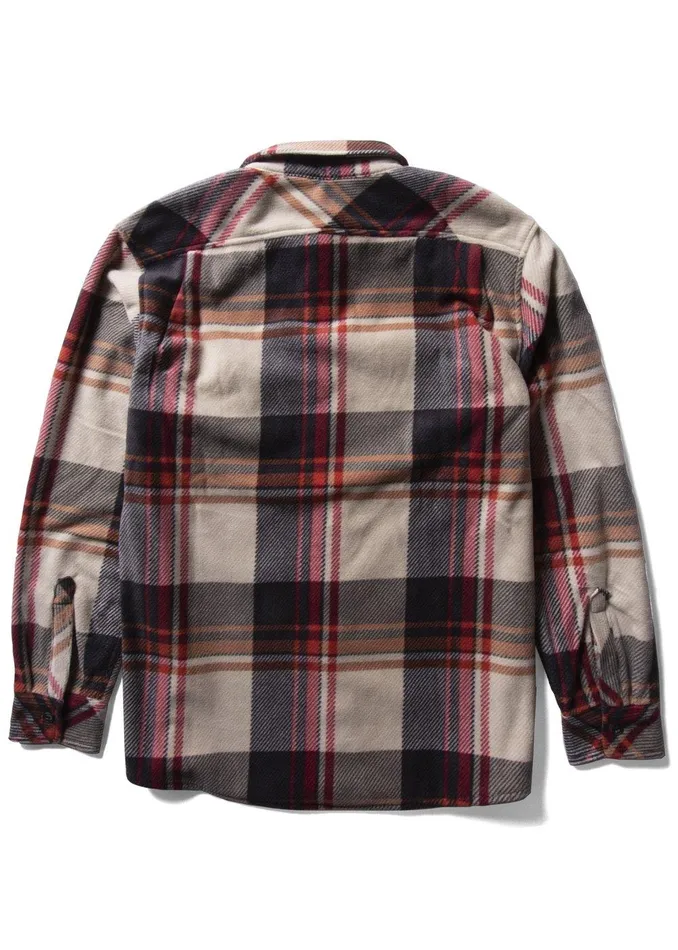 Shirts and Flannels Men Vissla EcoZy Ls Polar Flannel Stone Shirts and Flannels Men Vissla EcoZy Ls Polar Flannel Stone
