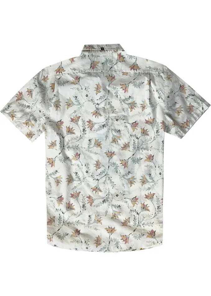 Shirts and Flannels Men Vissla Sight Study Eco Ss Shirt Cream Shirts and Flannels Men Vissla Sight Study Eco Ss Shirt Cream