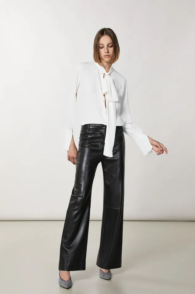Shirts Women Patrizia Pepe LongSleeved Shirt Bianco