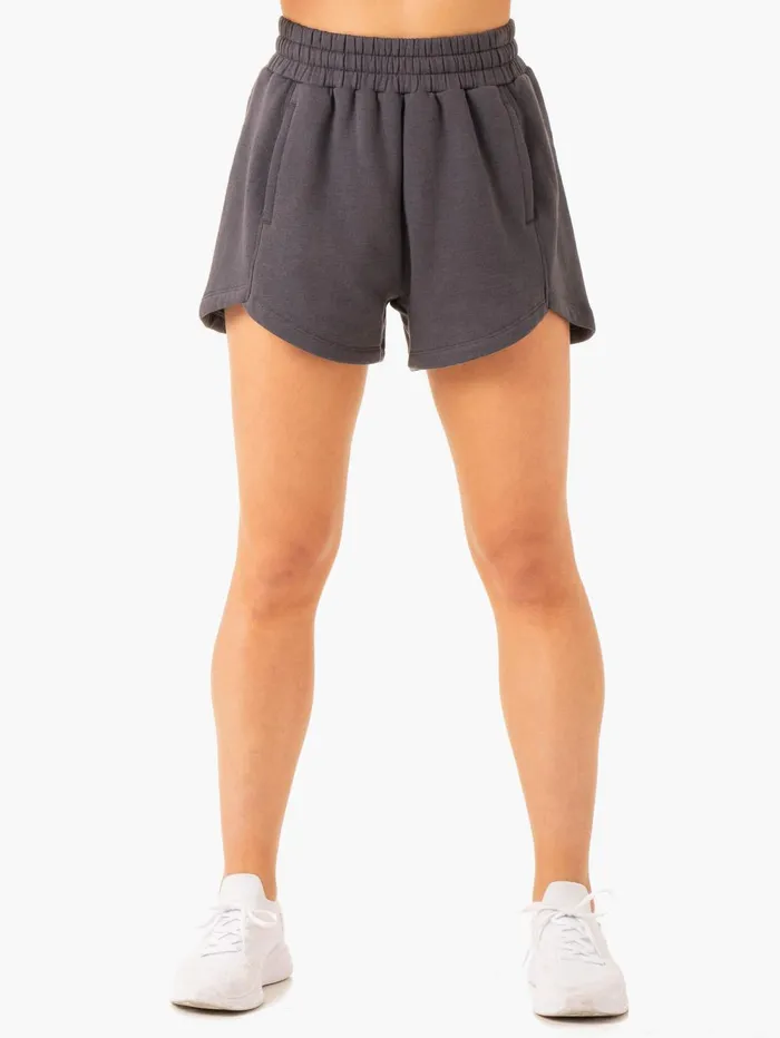 Sideline Track Shorts 8211 Charcoal Women Ryderwear Trackset