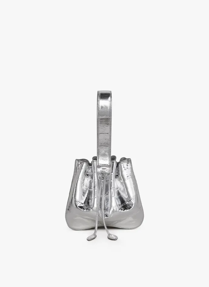 Silver ROSE MARIE BAG IN CALFSKIN Women Alaa Mini Bags