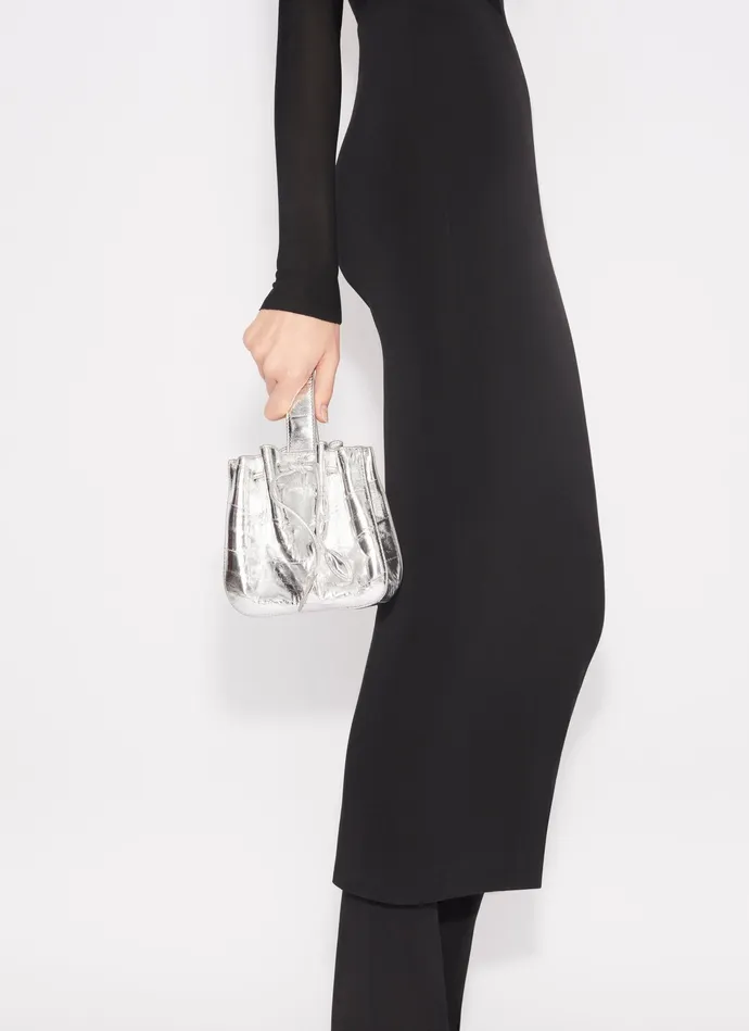 Silver ROSE MARIE BAG IN CALFSKIN Women Alaa Mini Bags
