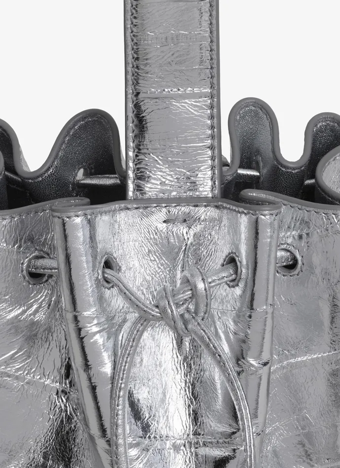 Silver ROSE MARIE BAG IN CALFSKIN Women Alaa Mini Bags