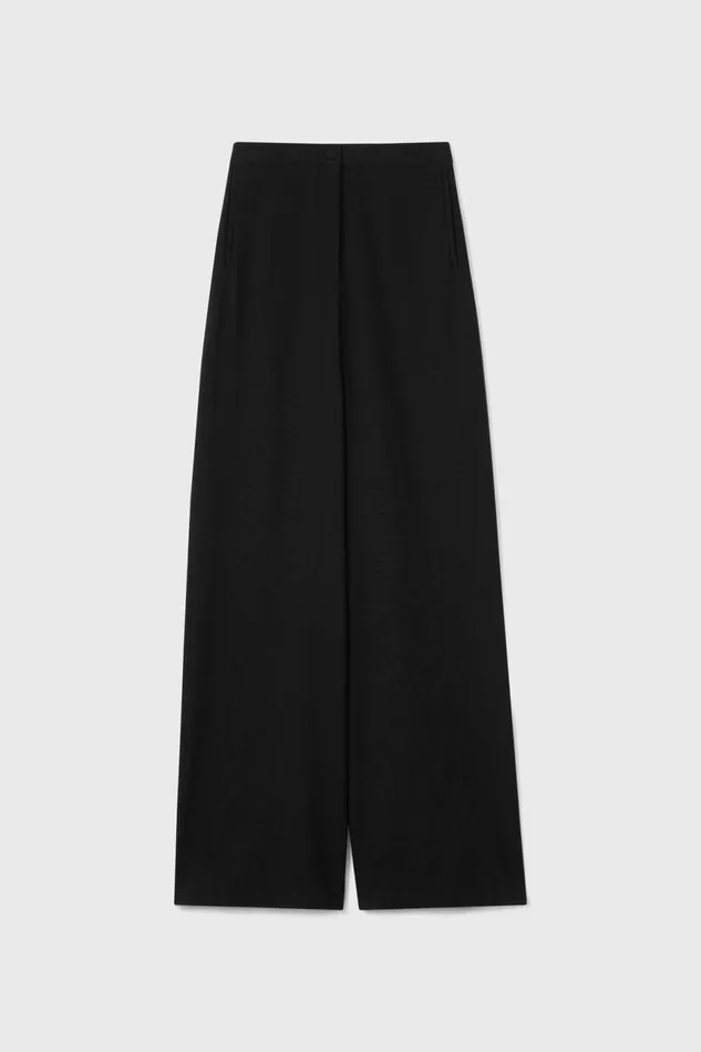 Sini Wide Pants Black Women Rodebjer Trousers