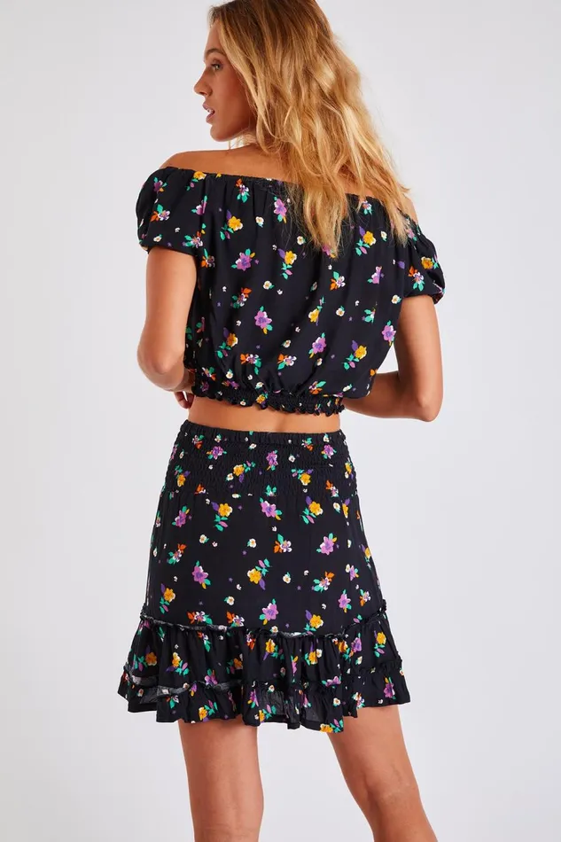 Skirt Black 8211 CECILIA ROSYFIELD Black Women Banana Moon Skirts Skirt Black 8211 CECILIA ROSYFIELD Black Women Banana Moon Skirts