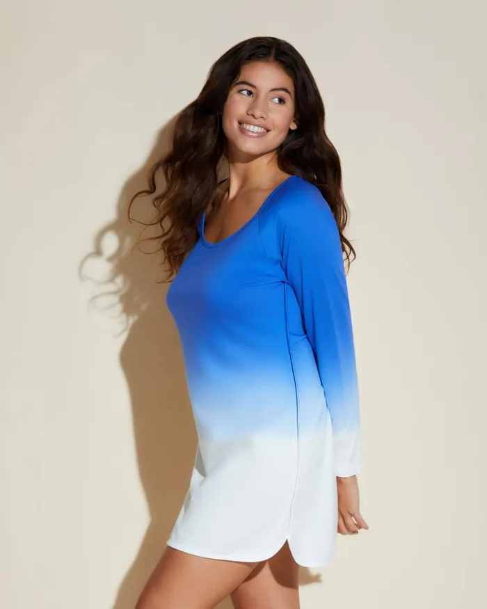 Sleep Shirts Women Cosabella Florida Lounge Printed Long Sleeve Night Sleepshirt Mare Ombre Sleep Shirts Women Cosabella Florida Lounge Printed Long Sleeve Night Sleepshirt Mare Ombre