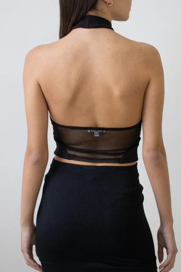 Sleeveless Turtleneck Top Women Subdued Tops