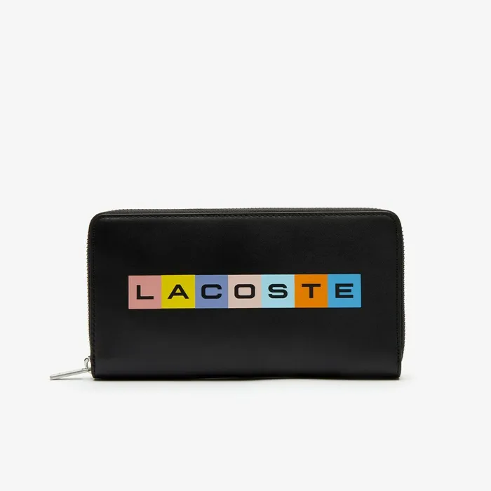 Small Leather Goods Lacoste Mens Fitzgerald Multicolour Branded Leather Wallet Black Blue Depths Multico On Sale Small Leather Goods Lacoste Mens Fitzgerald Multicolour Branded Leather Wallet Black Blue Depths Multico On Sale