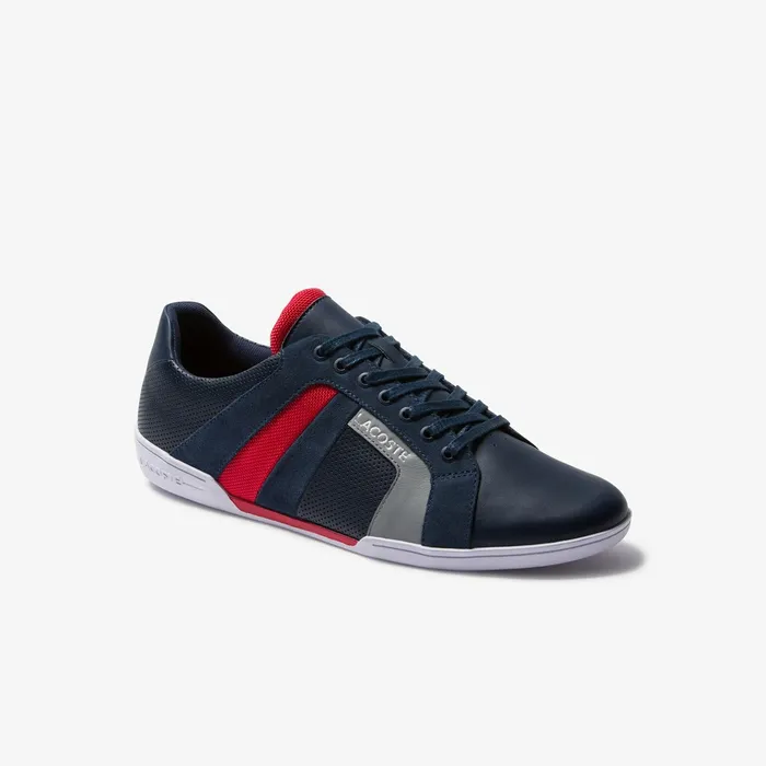 Sneakers Lacoste Mens Chaymon Club Leather and Suede Sneakers NvyRed Online Outlet Store Sneakers Lacoste Mens Chaymon Club Leather and Suede Sneakers NvyRed Online Outlet Store