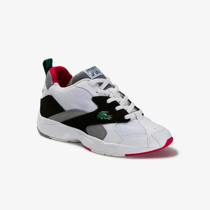 Sneakers Lacoste Mens Storm 96 Textile and Synthetic Sneakers WhiteBlack Online Outlet Store Sneakers Lacoste Mens Storm 96 Textile and Synthetic Sneakers WhiteBlack Online Outlet Store