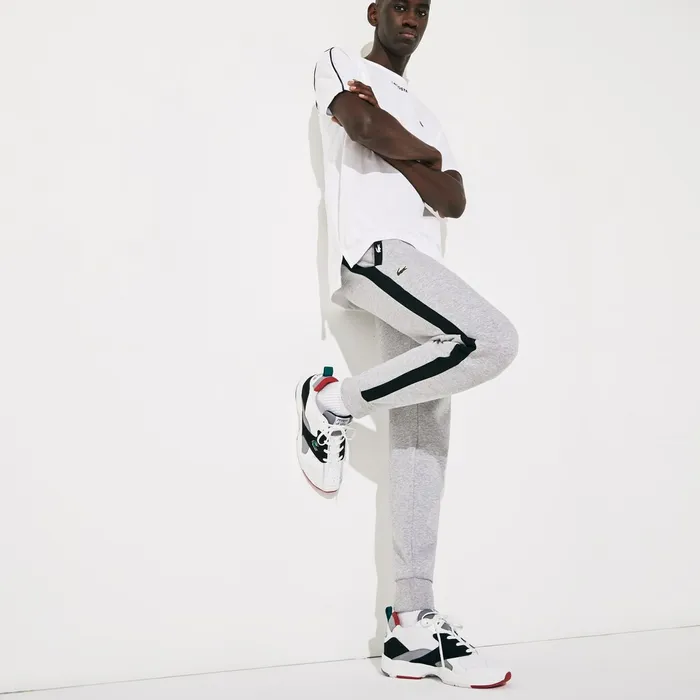 Sneakers Lacoste Mens Storm 96 Textile and Synthetic Sneakers WhiteBlack Online Outlet Store