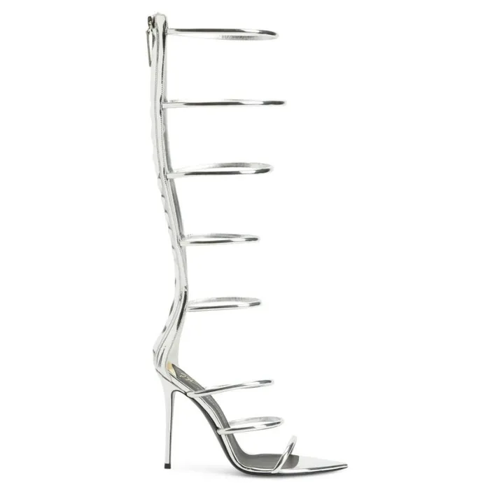 Super Intriigo Silver Women Giuseppe Zanotti Sandals