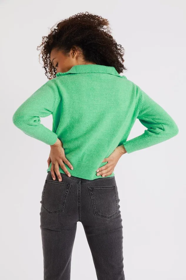 Sweater Green 8211 SACHA BROADWAY Green Women Banana Moon Sweaters