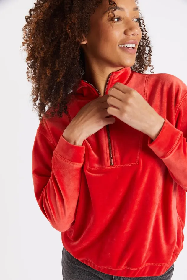 Sweater Red 8211 TANAKA SEALAKE Red Women Banana Moon Sweaters