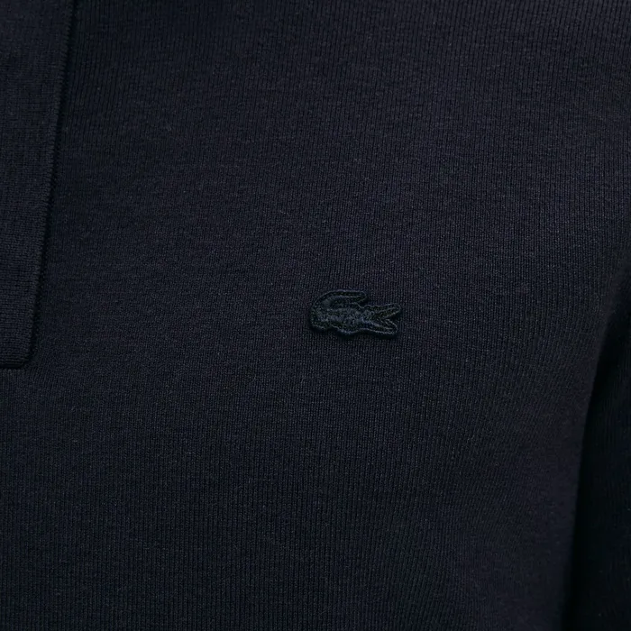 Sweaters Lacoste Mens Cotton And Silk Blend Sweater Navy Blue Gift for Friend