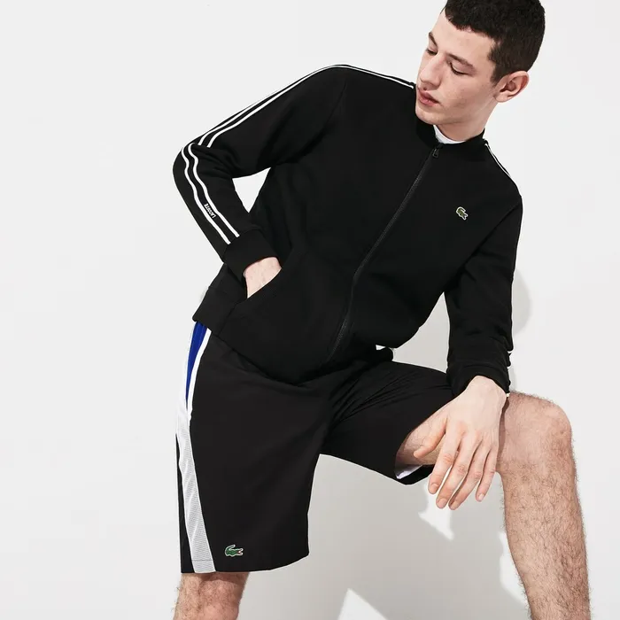 Sweatshirts Lacoste Mens SPORT Fleece Varsity Jacket BlackWhiteBlack Online Outlet Store Sweatshirts Lacoste Mens SPORT Fleece Varsity Jacket BlackWhiteBlack Online Outlet Store
