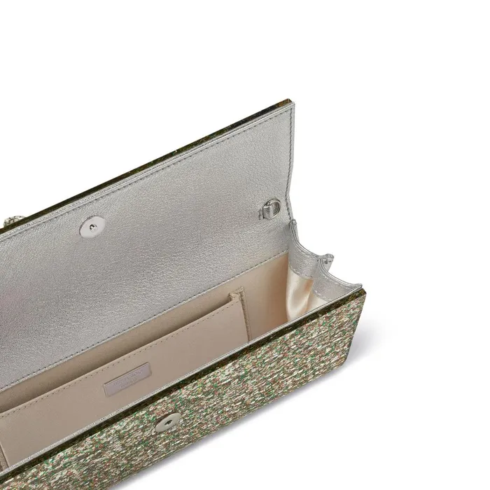 Sweetie Peppermint Coarse Glitter Acrylic Clutch Bag Peppermint Women JIMMY CHOO Clutch Bags