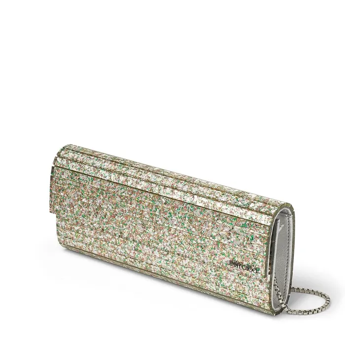 Sweetie Peppermint Coarse Glitter Acrylic Clutch Bag Peppermint Women JIMMY CHOO Clutch Bags