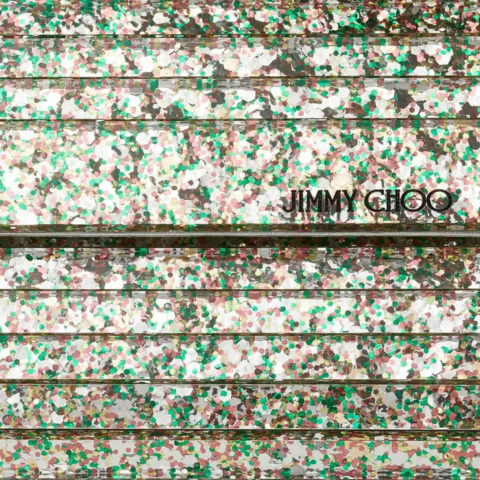 Sweetie Peppermint Coarse Glitter Acrylic Clutch Bag Peppermint Women JIMMY CHOO Clutch Bags