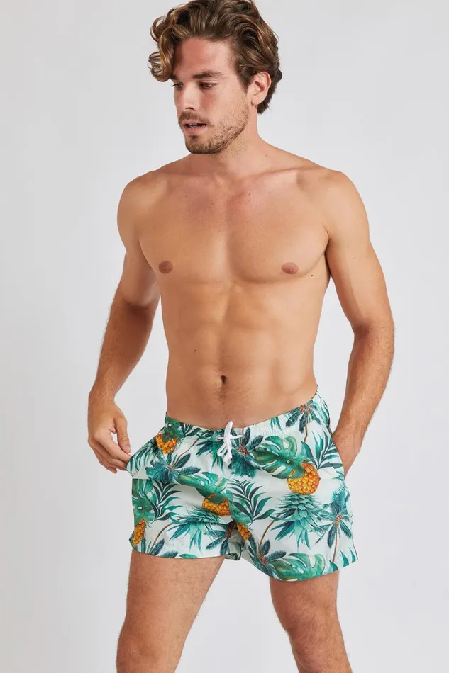 Swim Shorts White 8211 RUBEN PALMSPRINGMEN White Men Banana Moon Men Collection
