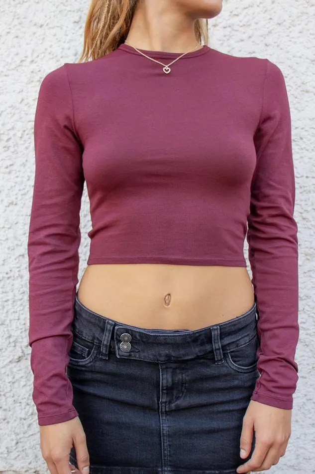 TShirt Crop Women Subdued Tees
