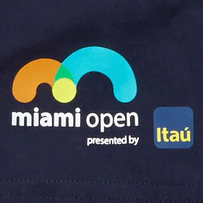 TShirts Lacoste Mens SPORT Miami Open Crew Neck Graphic Tee Navy Blue USA
