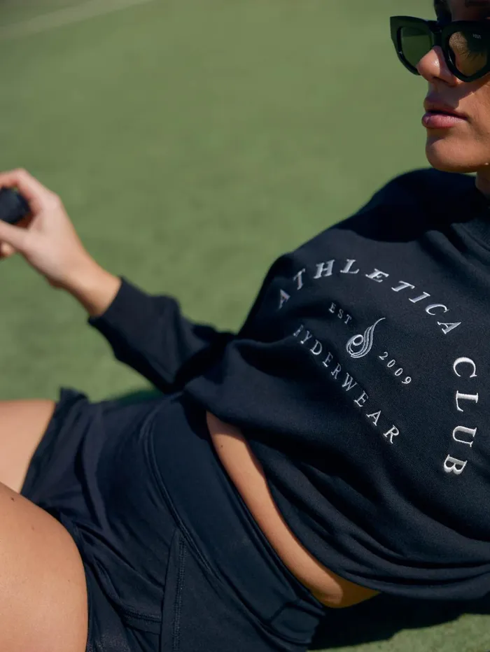 Tempo Sweater 8211 Black Women Ryderwear Jackets and Sweaters