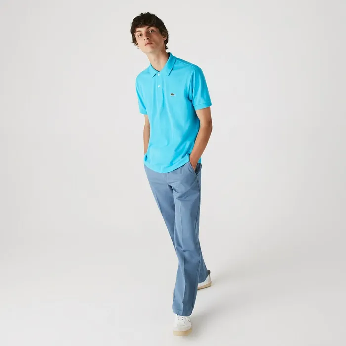 The Original Polo Lacoste Mens L1212 Polo Turquoise Casaul