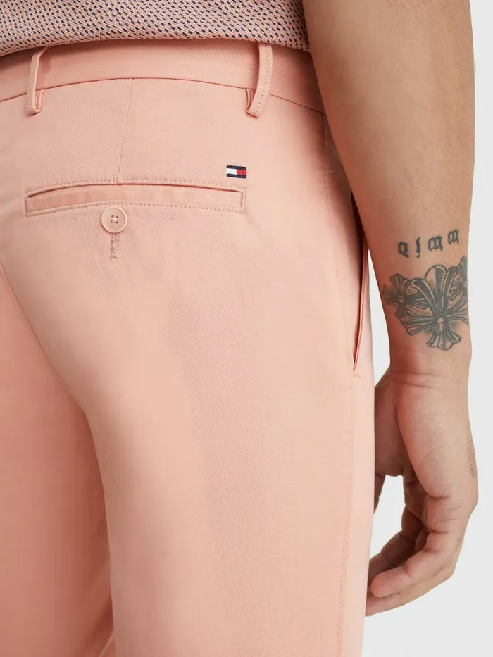 Tommy Hilfiger 1985 Collection Bleecker Slim Fit Chinos Guava Mens Trousers