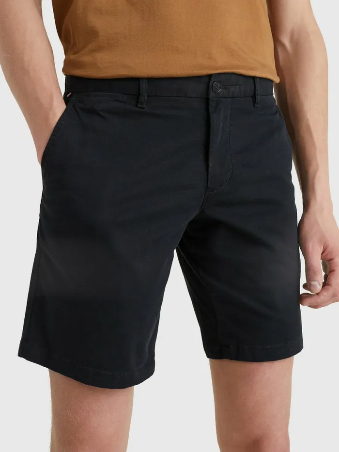 Tommy Hilfiger 1985 Collection Organic Cotton Shorts Black Mens Shorts Popular Tommy Hilfiger 1985 Collection Organic Cotton Shorts Black Mens Shorts Popular