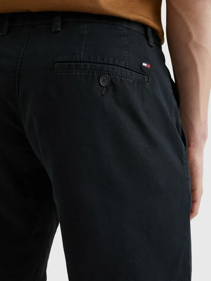 Tommy Hilfiger 1985 Collection Organic Cotton Shorts Black Mens Shorts Popular