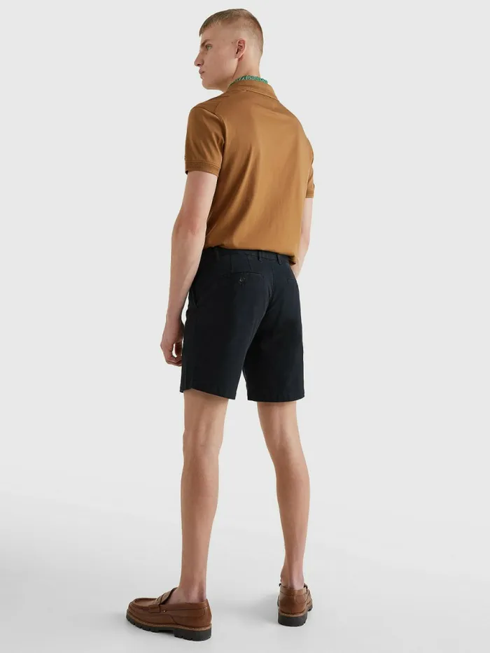 Tommy Hilfiger 1985 Collection Organic Cotton Shorts Black Mens Shorts Popular