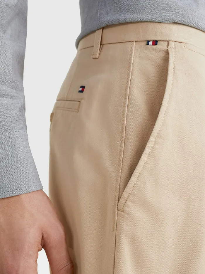Tommy Hilfiger 1985 Collection Organic Cotton Shorts Clayed Pebble Mens Shorts For Sale