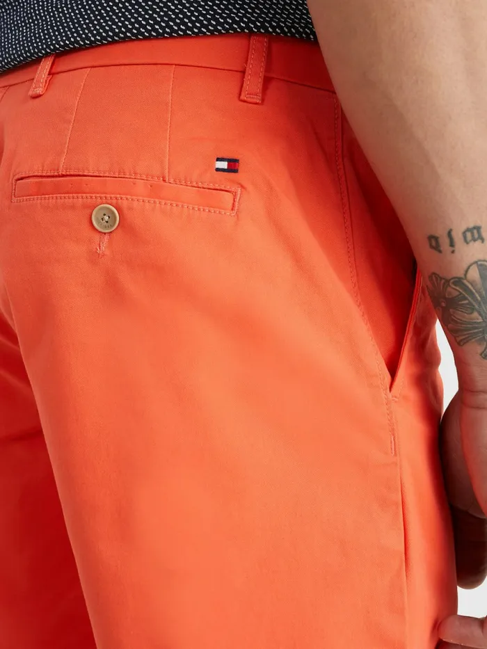 Tommy Hilfiger 1985 Collection Organic Cotton Shorts Hawaiian Coral Mens Shorts For Sale