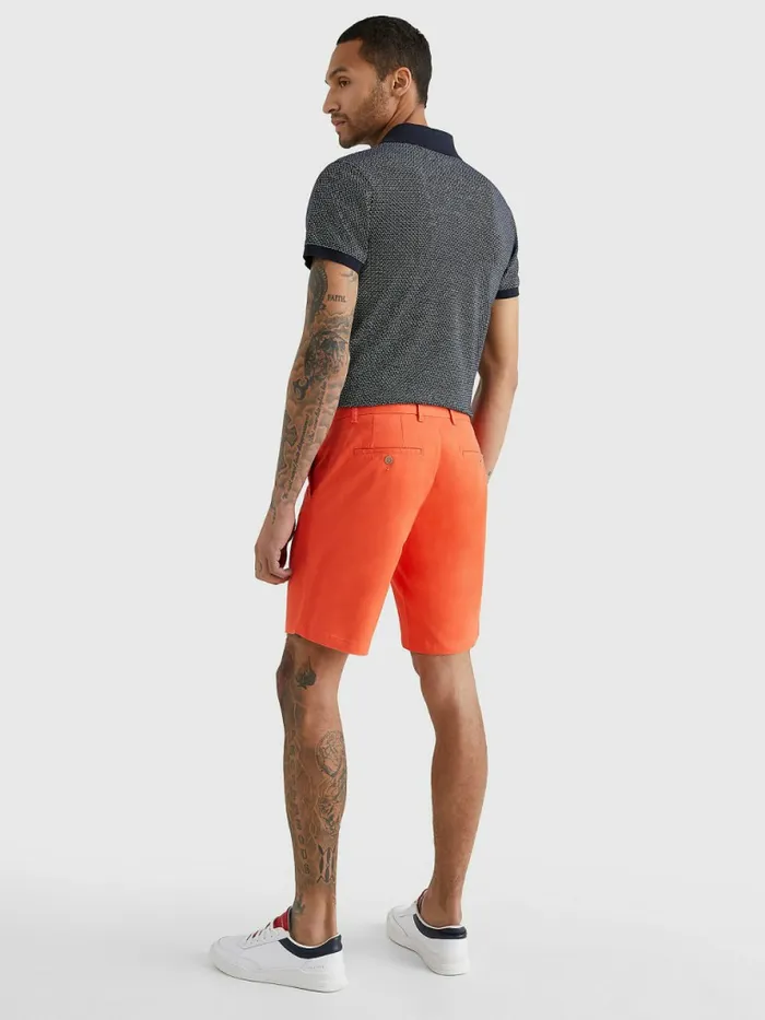 Tommy Hilfiger 1985 Collection Organic Cotton Shorts Hawaiian Coral Mens Shorts For Sale