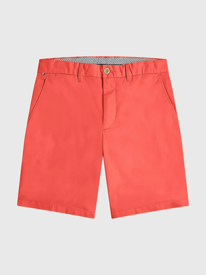 Tommy Hilfiger 1985 Collection Organic Cotton Shorts Hawaiian Coral Mens Shorts For Sale