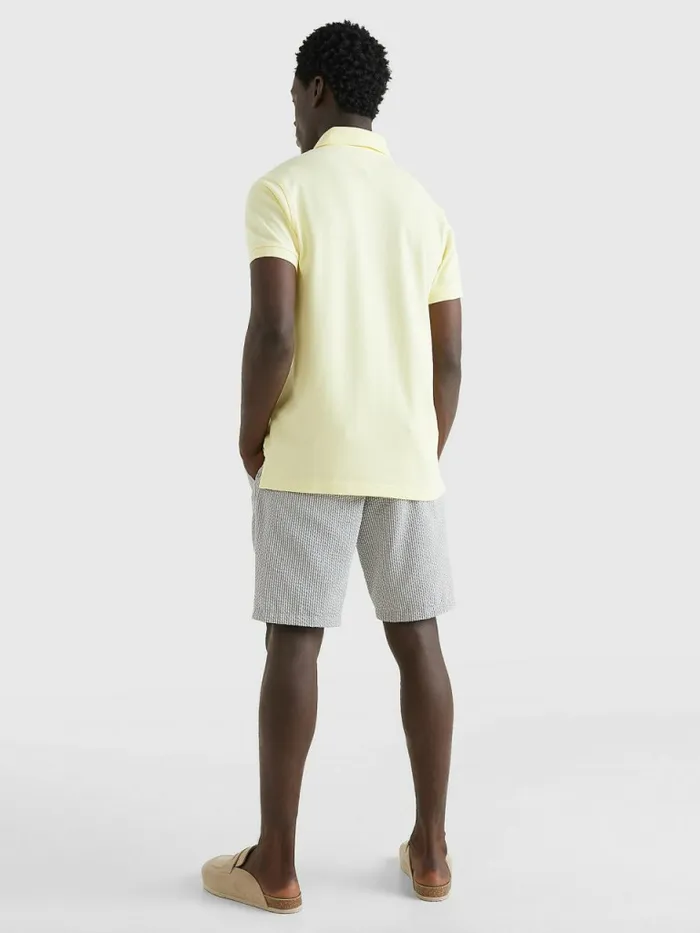 Tommy Hilfiger 1985 Collection Slim Fit Polo Lemon Twist Mens Polo Shirts Casaul