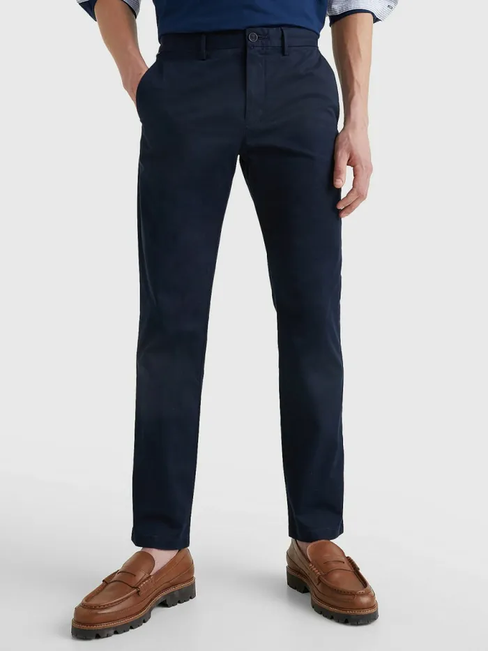 Tommy Hilfiger 1985 Collection Straight Chinos Desert Sky Mens Trousers