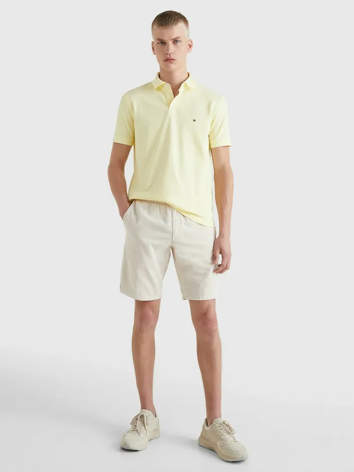 Tommy Hilfiger 1985 Collection Th Flex Polo Lemon Twist Mens Polo Shirts For Sale
