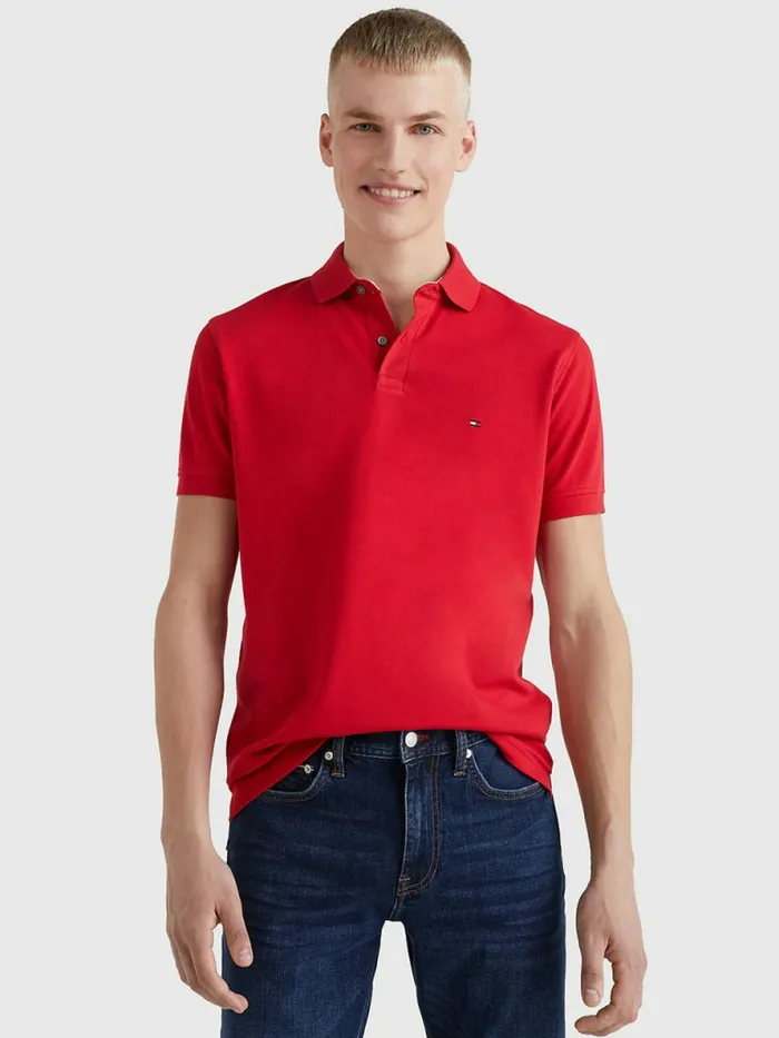 Tommy Hilfiger 1985 Collection Th Flex Polo Primary Red Mens Polo Shirts Gift Ideas Tommy Hilfiger 1985 Collection Th Flex Polo Primary Red Mens Polo Shirts Gift Ideas