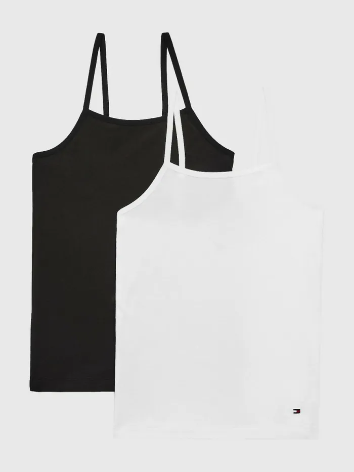 Tommy Hilfiger 2Pack Original Tank Tops WhiteBlack Girls Underwear and Socks Fashion Tommy Hilfiger 2Pack Original Tank Tops WhiteBlack Girls Underwear and Socks Fashion