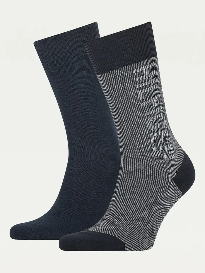Tommy Hilfiger 2Pack Rib Socks Navy Mens Socks Online