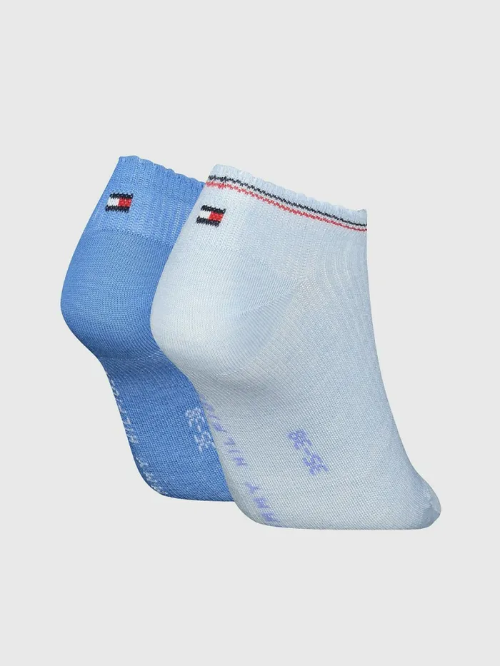 Tommy Hilfiger 2Pack Ribbed Trainer Socks Blue Womens Socks and Hosiery Sale