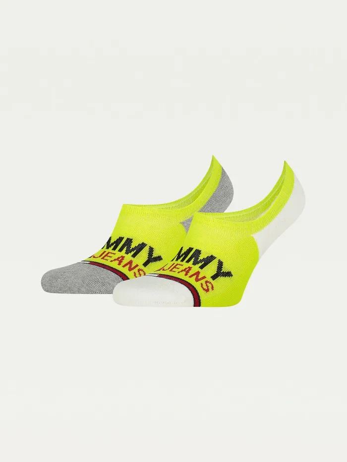 Tommy Hilfiger 2Pack Trainer Socks Lime Womens Socks and Hosiery Near Me