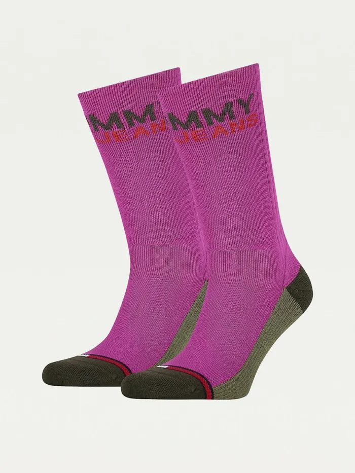 Tommy Hilfiger 2Pack Vintage Long Socks Dark PurpleOlive Mens Socks Cheap On Sale Tommy Hilfiger 2Pack Vintage Long Socks Dark PurpleOlive Mens Socks Cheap On Sale